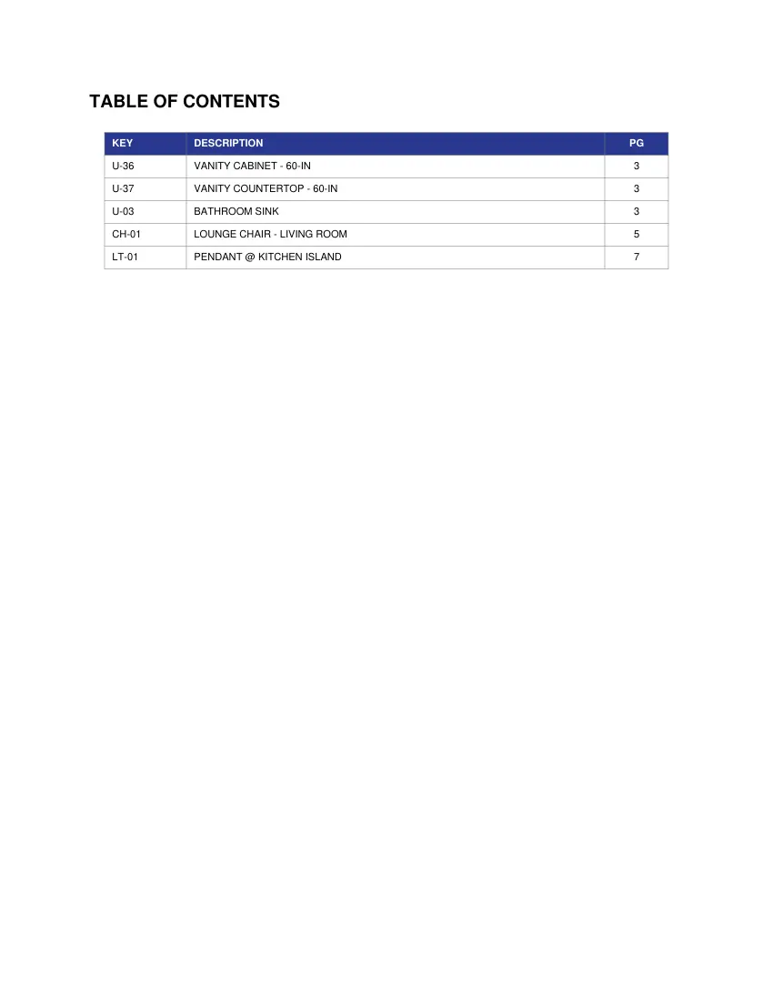Auto-generated TOC — grouped keys U-36/U-37/U-03 all resolve to page 3