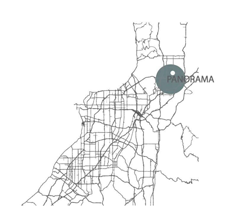 Site location map — Panorama City, California